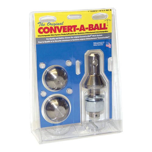 Convert A Ball 904B - 2" & 2-5/16" Chrome Trailer Hitch Ball - Young Farts RV Parts
