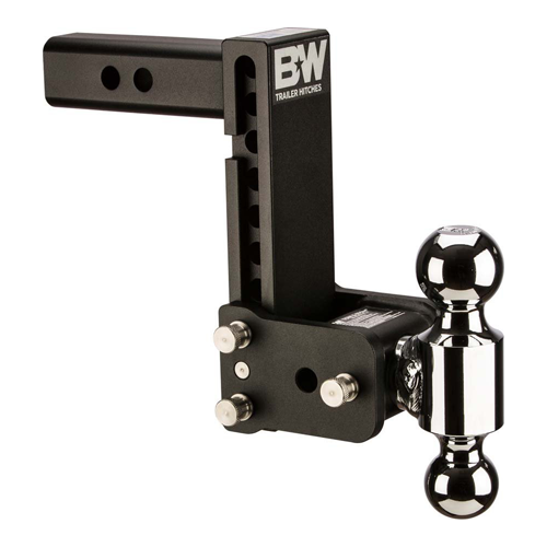 BW TS20040B - Tow & Stow Adjustable Hitch; 7" Drop; 2" & 2-5/16'' Balls - Young Farts RV Parts