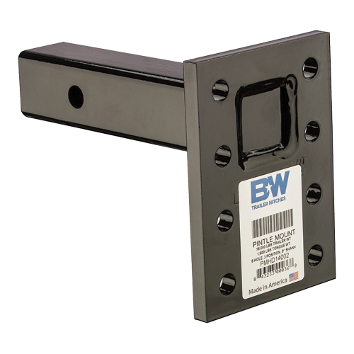 BW PMHD14003 - Pintle Mount Plate for 2" Receivers - Young Farts RV Parts