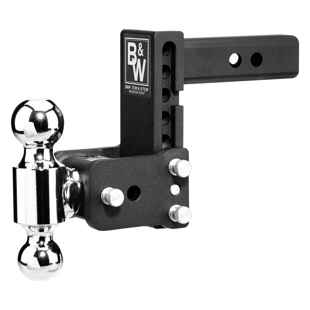 BW TS10037B - "Tow & Stow" Magnum Receiver Hitch Double - Ball Mount - Young Farts RV Parts