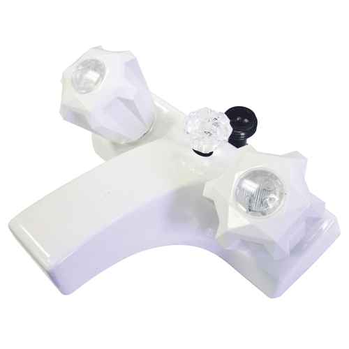 LAVATORY/SHOWER FAUCET-WH - Young Farts RV Parts
