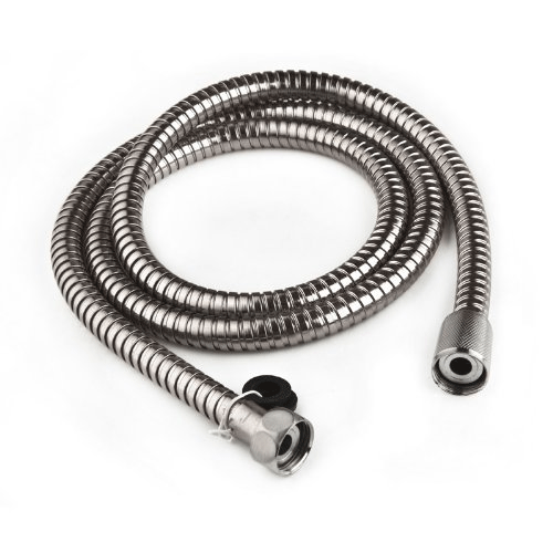 Dura Faucet DF-SA200-SN - Dura 60" Stainless Steel RV Shower Hose - Brushed Satin Nickel - Young Farts RV Parts
