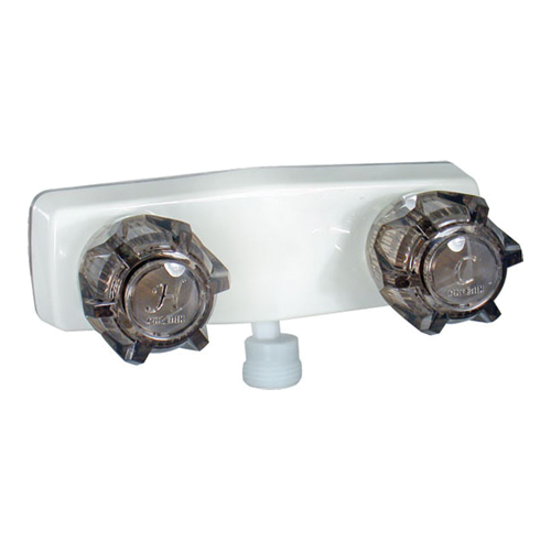 SHOWER VALVE WITH VAC BRKR WHT - Young Farts RV Parts