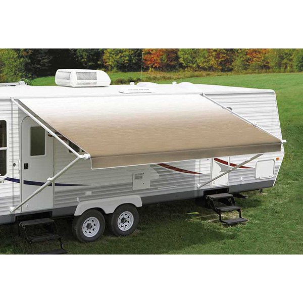 Carefree JU216B00 - 1Pc Fabric 21' Camel Fade with White Weatherguard - Young Farts RV Parts