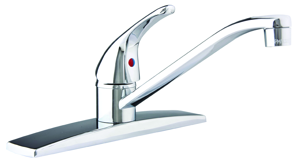 Dura Faucet DF-NMK600-CP - Dura Single Lever RV Kitchen Faucet - Chrome Polished - Young Farts RV Parts