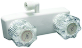 Dura Faucet DF-SA100A1-WT - Dura RV Shower Faucet for Exterior Shower Boxes - White