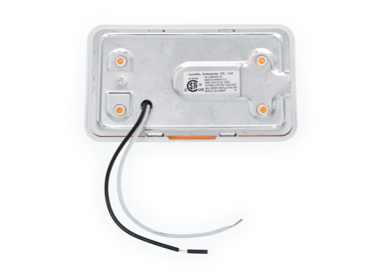 Optronics RVPL1A - RV Porch and Utility Light - Rectangular - Amber Lens - Young Farts RV Parts