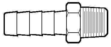 Adapter Fitting Anderson Fittings 201A-4B - Young Farts RV Parts