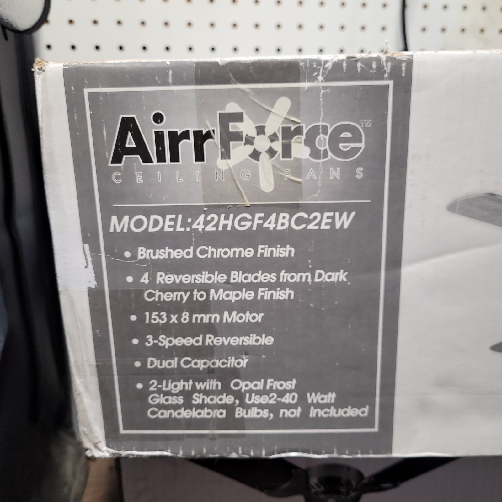 Air Force Ceiling Fan 42HGF4BC2EW - Young Farts RV Parts