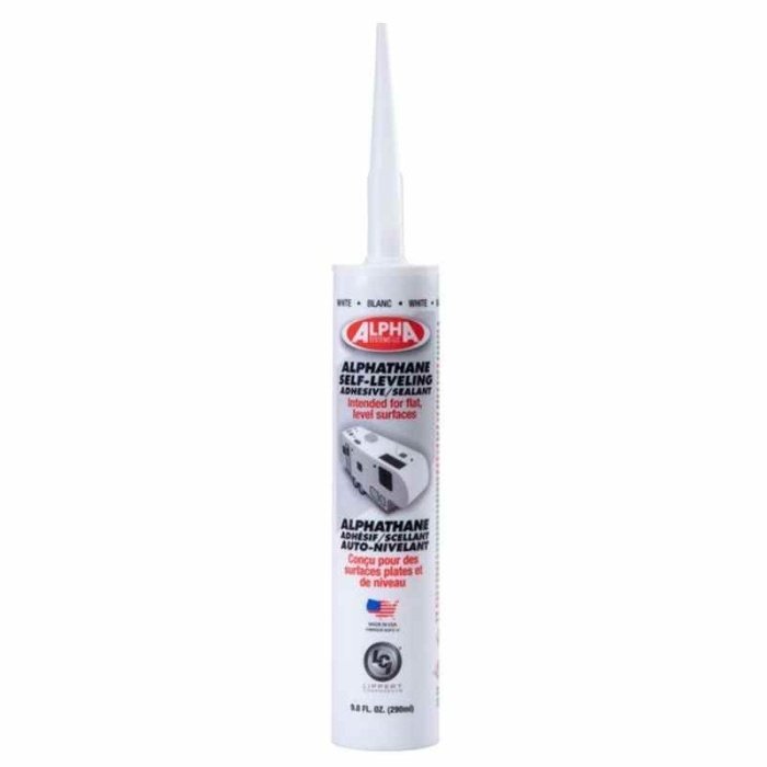 Alpha Systems 862215 - 5121 White Alphathane 100% Solids Self Leveling Tube (Case of 12 x 9.8 oz) - Young Farts RV Parts