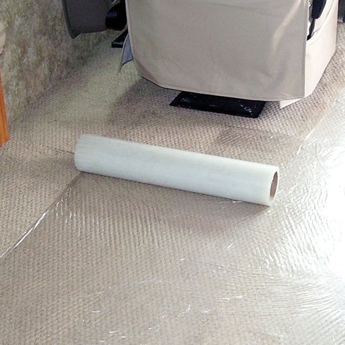 AP Products 01-9800 - Carpet Shields 21" x 30' Self-Adhesive Film Pack of 12 - Young Farts RV Parts