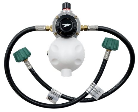 AP Products 028-606024 - Auto Change Over Propane Regulator Kit with Pigtails - Young Farts RV Parts