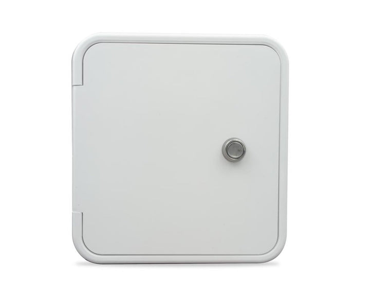 B&B Molders 94305 Electrical Cable Access Hatch, Polar White - Young Farts RV Parts
