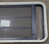 Black Radius Emergency Opening Window : 35" W X 21 1/4" H X 2" D - Young Farts RV Parts