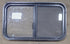 Black Radius Opening Window : 30 1/4" W X 17 3/4" H X 1 7/8" D - Young Farts RV Parts