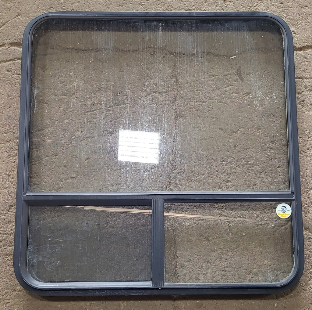 Used Black Radius Opening Window : 24 3/4