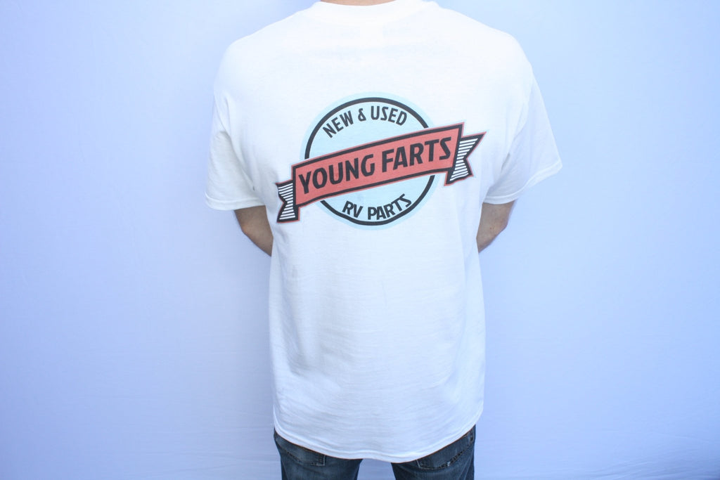 BLACK Young Farts T-Shirt Crew Neck - Young Farts RV Parts
