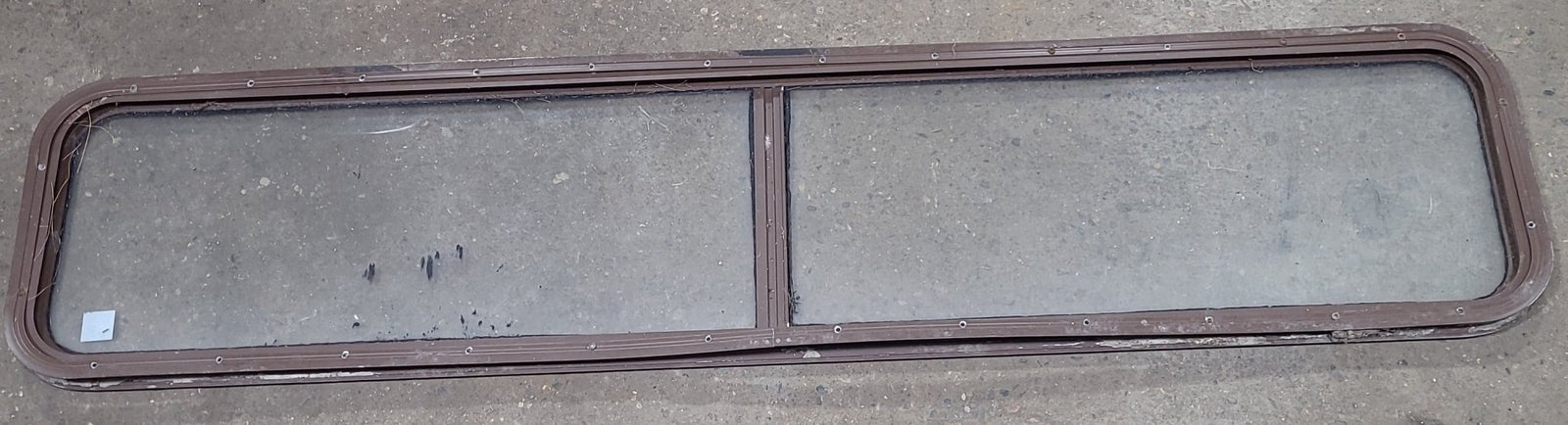 Brown Radius Non Opening Window : 72 1/4