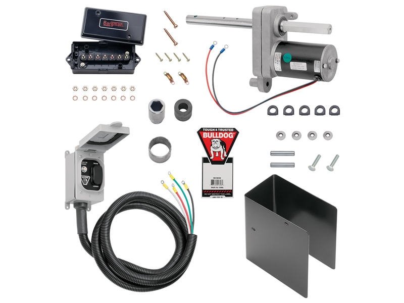 Bulldog 1824200100 - Powered Trailer Jack - 12,000 lb - Young Farts RV Parts