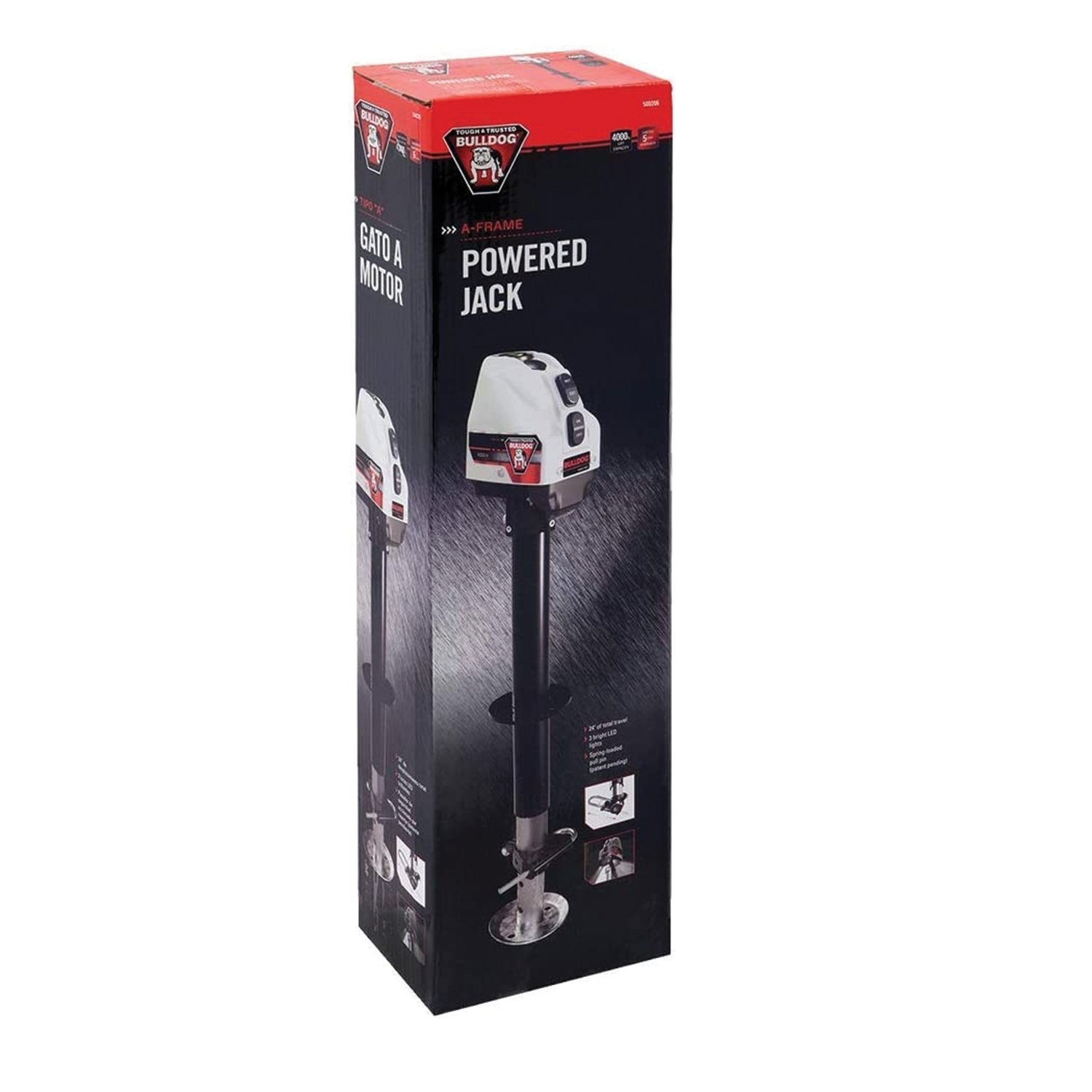 Bulldog 500200 - Powered A-Frame Jack, 4000 lb - Young Farts RV Parts