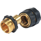 Camco 20135 Quick Hose Connect - Brass