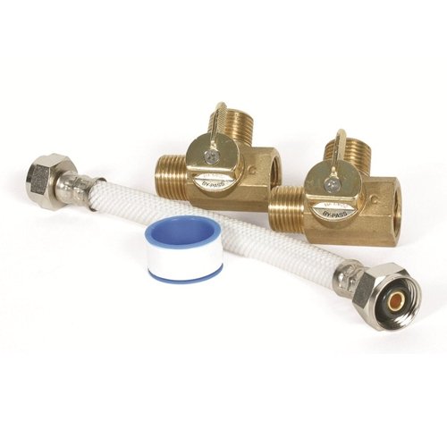 Camco 35953 By-Pass Kit - 8" Supreme Perm Brass for 6 gal tank Bilingual - Young Farts RV Parts