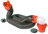 Camco 39760 RhinoFLEX 15' Sewer Hose Kit  - w/4N1,Elbow, Caps