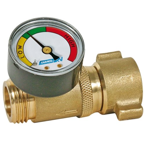 Camco 40064 Water Pressure Regulator - with gauge - Young Farts RV Parts