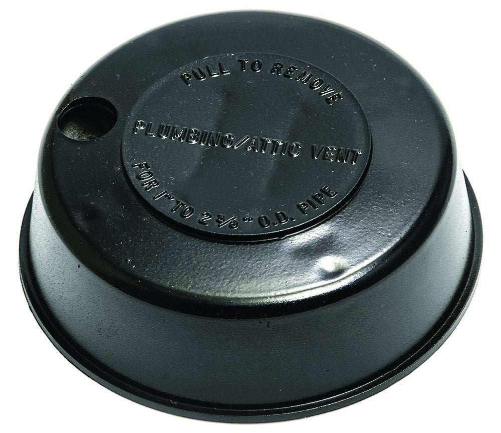 Camco 40137 Replace All Plumbing Vent Cap - Black Bilingual - Young Farts RV Parts