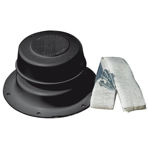 Camco 40138 Plumbing Vent Kit - Black Bilingual - Young Farts RV Parts