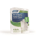 Camco 40276 TST 1-Ply RV Toilet Tissue - 4 Rolls, 280 Sheets (Case of 24)