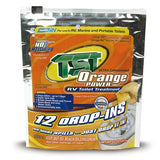 Camco 41180 TST Orange Drop-Ins  - 15/bag