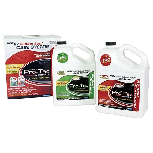 Camco 41452 ProTec Rubber Roof Care System, - Pro-Strength Bilingual - Young Farts RV Parts