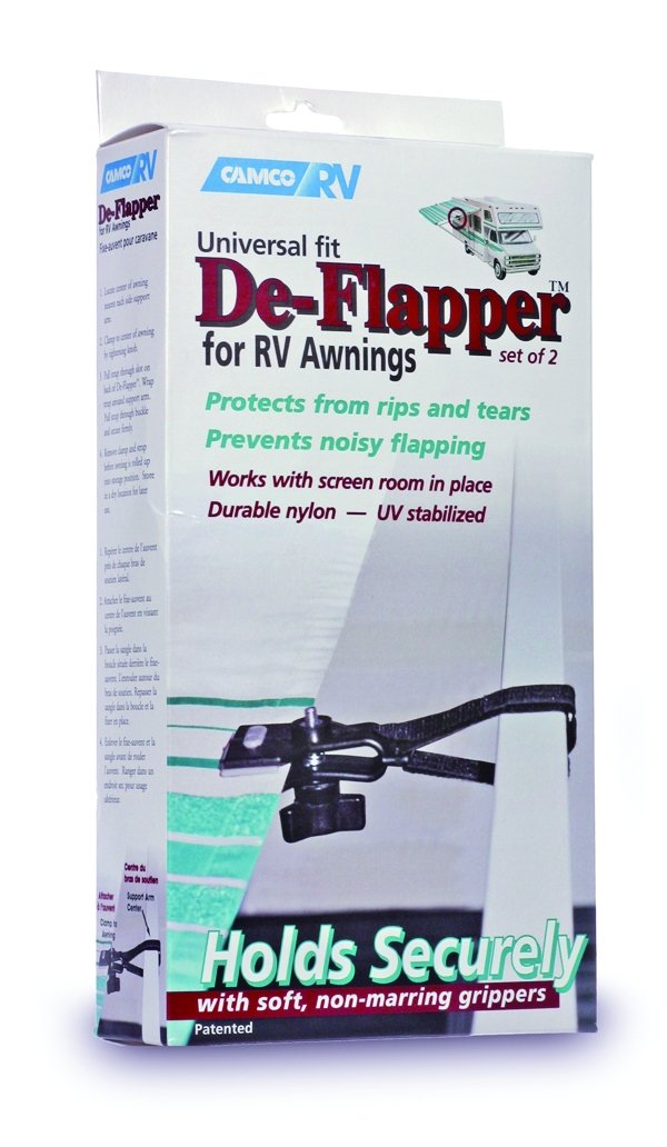 Camco 42061 - De-Flapper - 2 pack Bilingual - Young Farts RV Parts