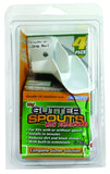 Camco 42134 Gutter Spout w/Extension - White 4pack (2 left/2 right)