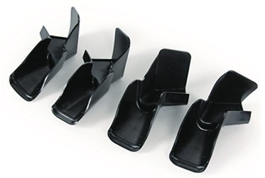 Camco 42323 Extended Gutter Spout - Black, 4pack (2 left/2 right) - Young Farts RV Parts