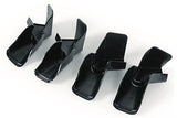 Camco 42323 Extended Gutter Spout  - Black, 4pack  (2 left/2 right)