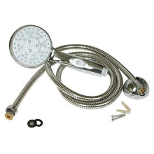 Load image into Gallery viewer, Camco 43713 Shower Head Kit - Chrome w/ OOS includes hose,head,mount &amp; hardware - Young Farts RV Parts