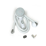 Camco 43714 Shower Head Kit - White w/On/Off includes hose,head,mount & hardware