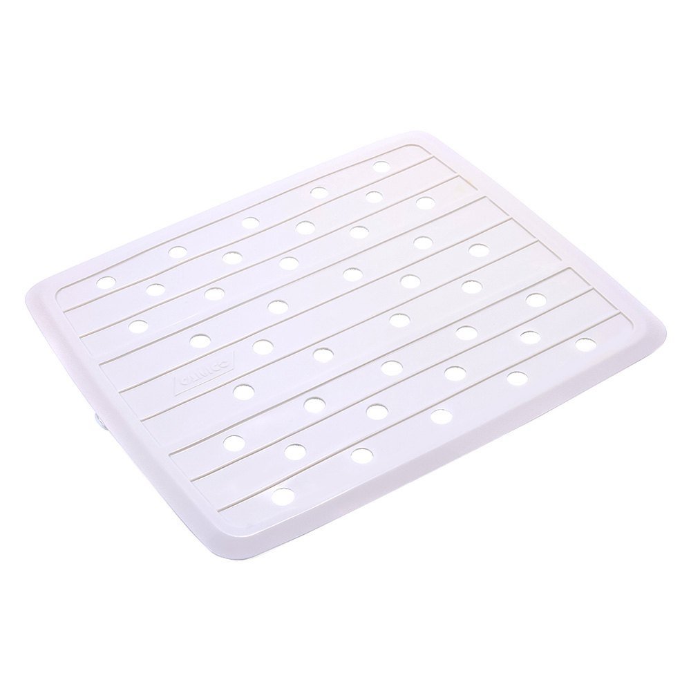 Camco 43720 RV & Marine Sink Mat - 10 x 11-3/4", White Bilingual - Young Farts RV Parts