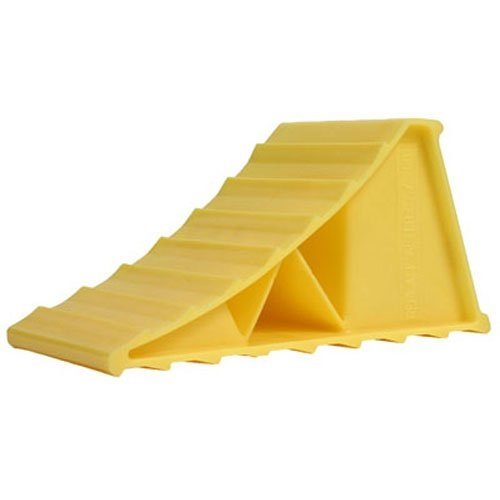 Camco 44412 Wheel Chock - Yellow Bilingual - Young Farts RV Parts