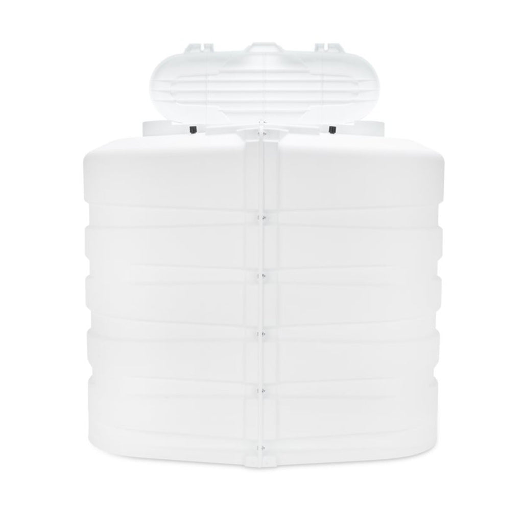 Camco 50513 Double Propane Tank Cover (30 lb. Tanks) - White - Young Farts RV Parts