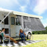 Camco 51456 - RV Awning Shade Kit - 54"x 180", Blue - Young Farts RV Parts