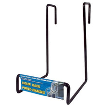 Load image into Gallery viewer, Camco 51490 Chair Rack - Black, Hooks Over Ladder Style Bilingual - Young Farts RV Parts