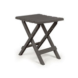 Camco 51881 Small Adirondack Table - Plastic, Charcoal