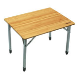 Camco 51895 Bamboo Folding Table  - w/Al Legs,Adj,Cmpct(25.5x19.75x18-25.5)
