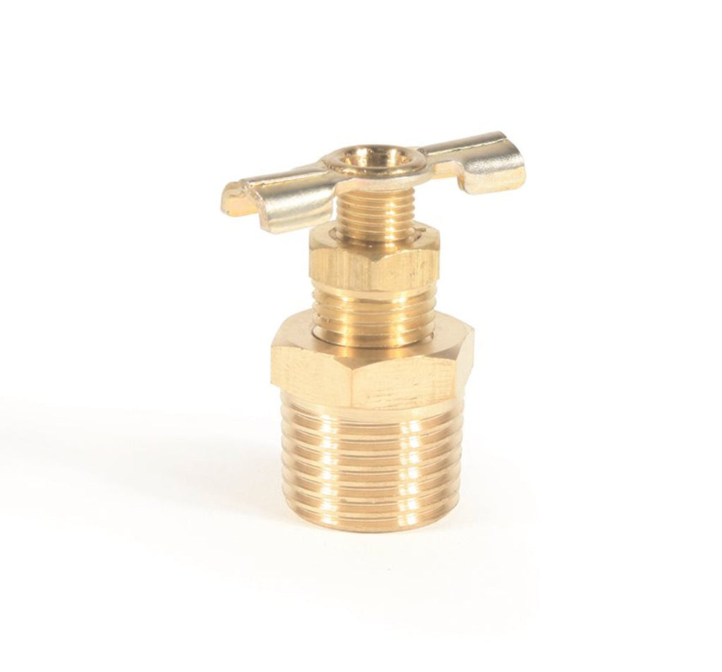 Camco Water Heater Drain Valve 1/2" NPT Thread Brass - 11703 - Young Farts RV Parts