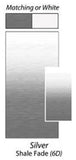 Carefree JU146D00 - 1Pc Fabric 14' Silver Fade with White Weatherguard
