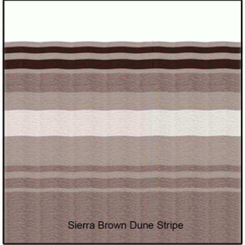 Carefree JU218A00 - 1Pc Fabric 21' Sierra Brown Awning with White Weatherguard - Young Farts RV Parts