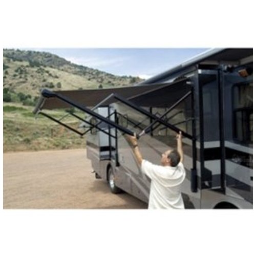 Carefree VXJE50HW - Eclipse 8'Ext. Black Aluminum Electric Box Patio Awning Arm Set - Young Farts RV Parts